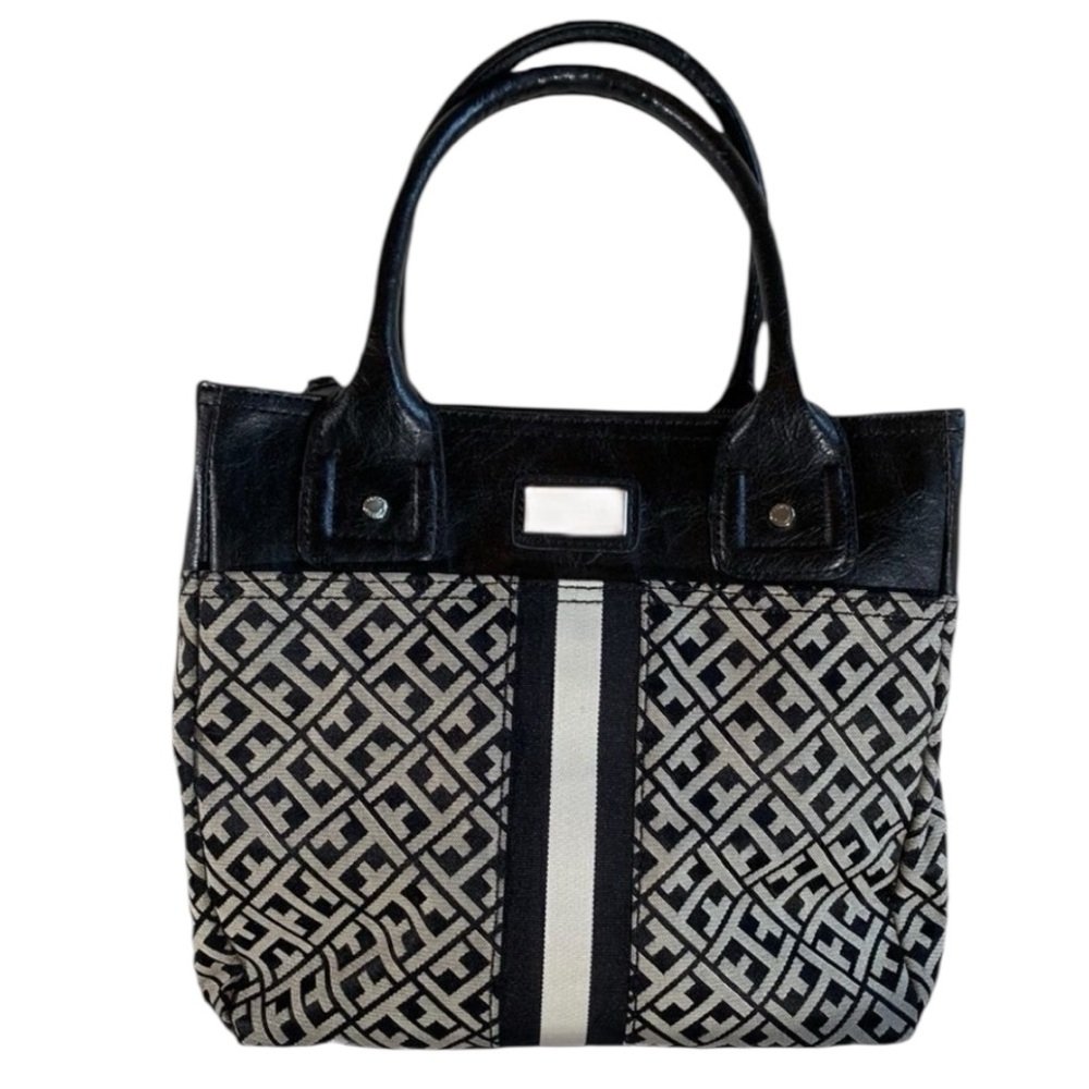 Tommy Hilfiger Purse Handbag Black/Beige